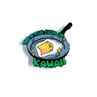 This Is Your Brain On Kawaii: Green Variant 2" Pin!