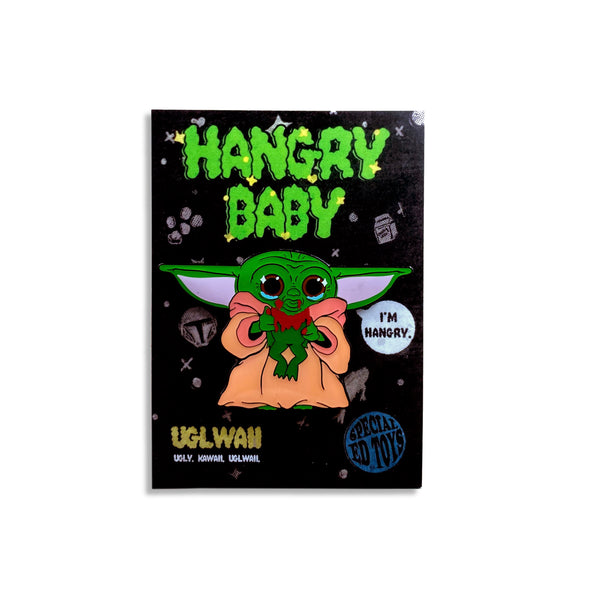 The Hangry Baby: 2.3" Enamel Pin